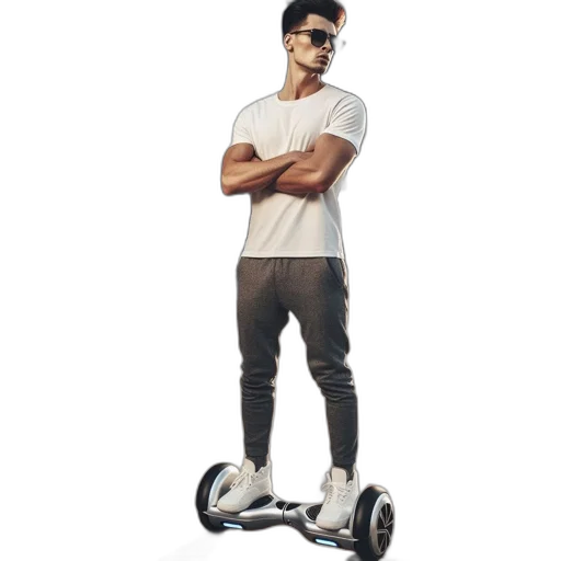 robot, shoes, staff, car, 3d render, concept art, photorealistic, cartoon transparent PNG cut-out