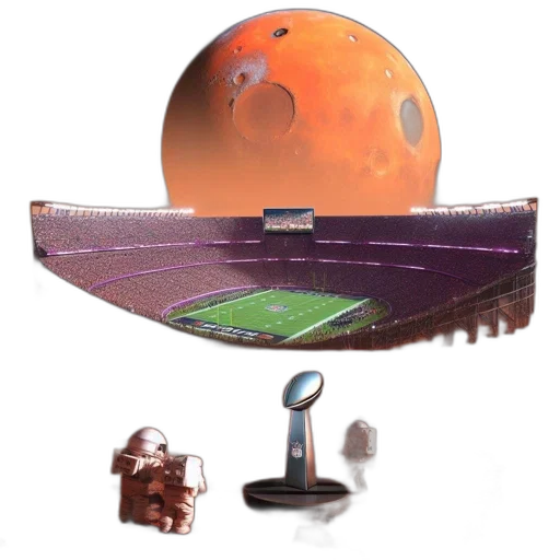 robot, concept art, 3d render, outer space, martian-like, terrain, astronomical, sight transparent PNG cut-out