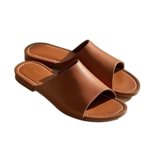 shoes, furniture, jewelry, 3d render, earth tones, photo, brown, leather transparent PNG cut-out