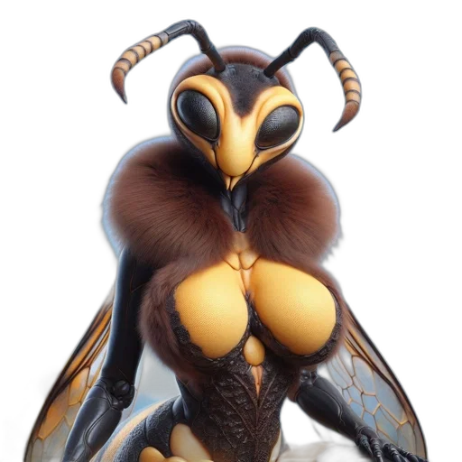 animal, creature, dress, 3d render, concept art, photorealistic, fantasy art, anthropomorphic transparent PNG cut-out