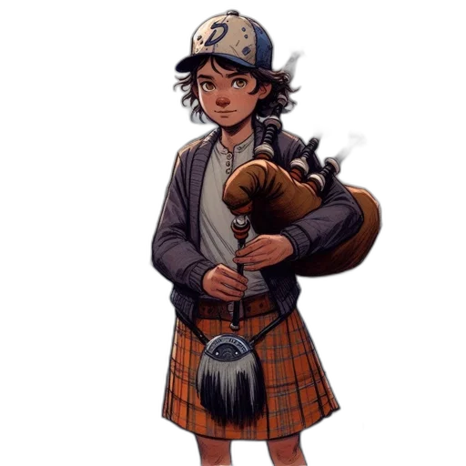 hat, staff, creature, animal, concept art, pixel art, fantasy art, watercolor transparent PNG cut-out