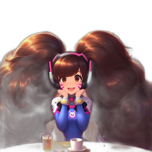 hair, staff, creature, jacket, anime, pixel art, concept art, fantasy art transparent PNG cut-out