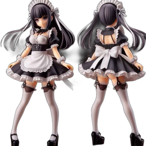 3d render, concept art, anime, cartoon, monochrome, dark, illustration, depicts transparent PNG cut-out