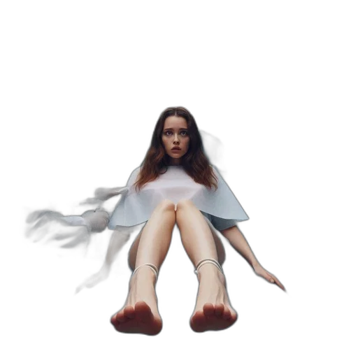 dress, creature, shoes, hair, concept art, 3d render, pixel art, fantasy art transparent PNG cut-out