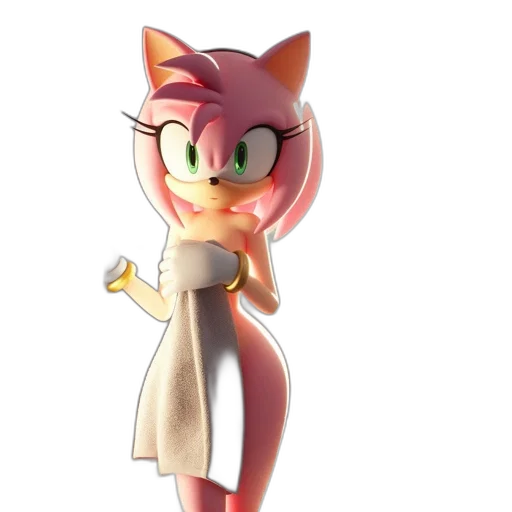 staff, dress, animal, creature, 3d render, concept art, pixel art, cartoon transparent PNG cut-out