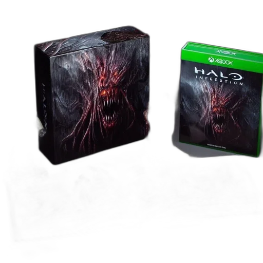 concept art, 3d render, limited, edition, halo, infinite, display, features transparent PNG cut-out