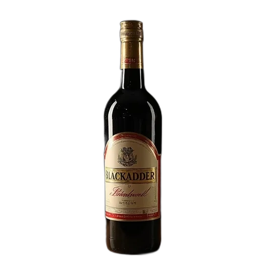bottle, 3d render, blackadder, 1990s transparent PNG cut-out