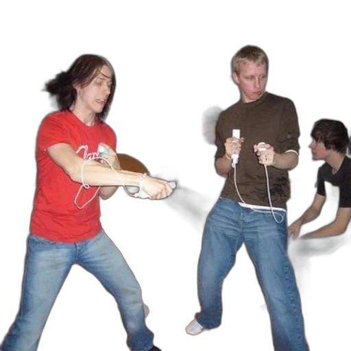 sword, staff, weapon, fire, two, people, play, wii transparent PNG cut-out