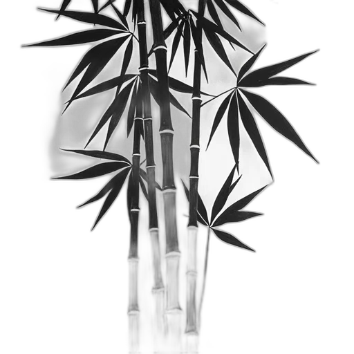 umbrella, tree, weapon, staff, 3d render, photorealistic, concept art, monochrome transparent PNG cut-out