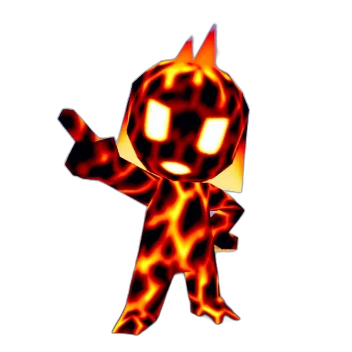 staff, creature, animal, robot, pixel art, 3d render, concept art, cartoon transparent PNG cut-out