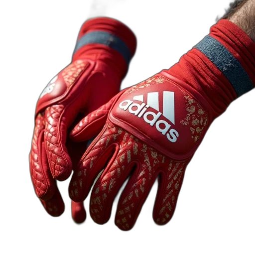 weapon, red, adidas, predator transparent PNG cut-out