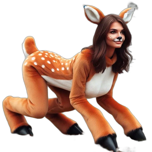 animal, creature, dress, staff, concept art, fantasy art, cartoon, individual transparent PNG cut-out