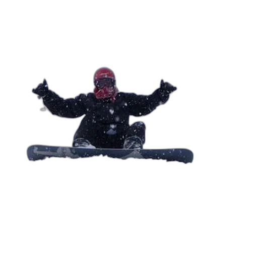 staff, umbrella, jacket, weapon, 3d render, concept art, pixel art, snowboarder transparent PNG cut-out