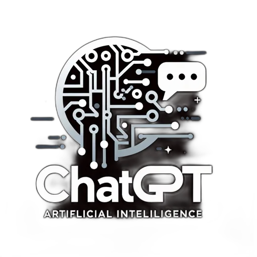 robot, stylized, brain, made, electronic, circuits, speech, bubble transparent PNG cut-out