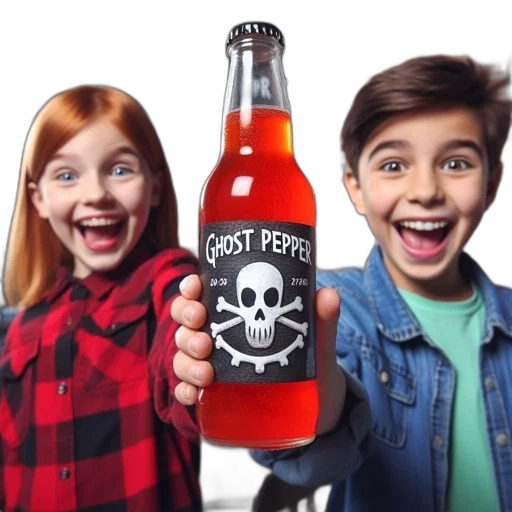 bottle, two, children, red-haired, girl, dark-haired, boy, smile transparent PNG cut-out