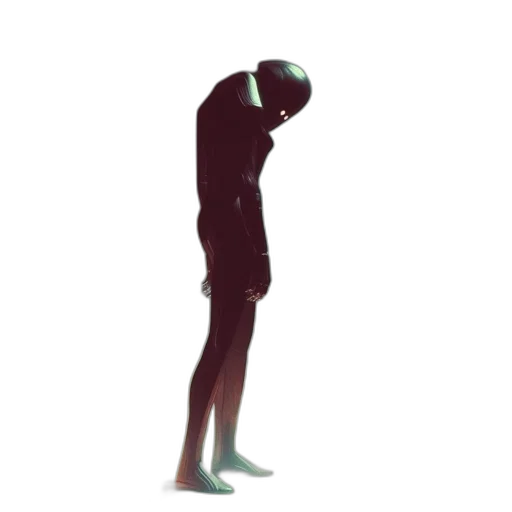 staff, hat, mask, jacket, 3d render, concept art, vaporwave, photorealistic transparent PNG cut-out