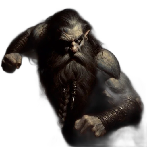 creature, animal, staff, concept art, fantasy art, photorealistic, pixel art, muscular transparent PNG cut-out