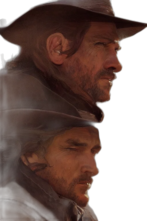 hat, face, photorealistic, concept art transparent PNG cut-out