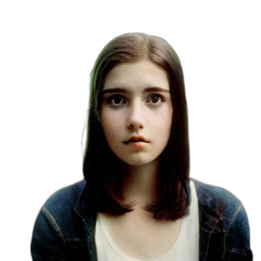 face, jacket, hair, robot transparent PNG cut-out
