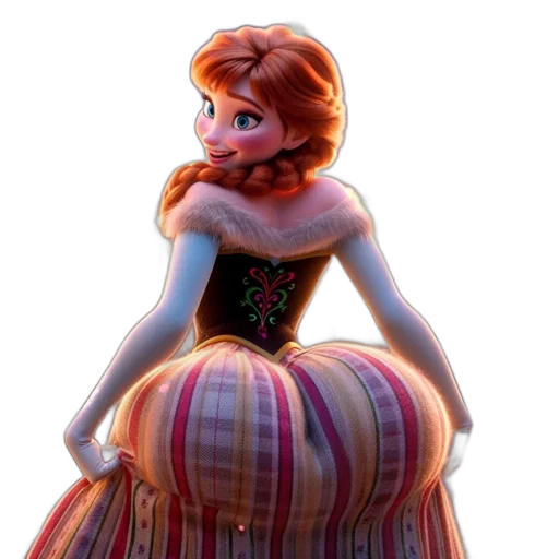 dress, crown, furniture, 3d render, concept art, cartoon, photorealistic, snow transparent PNG cut-out