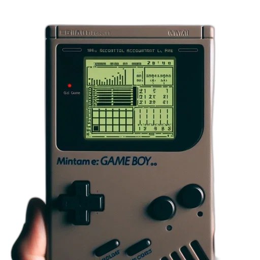 weapon, old, nintendo, game, boy, unique, gui, showing transparent PNG cut-out