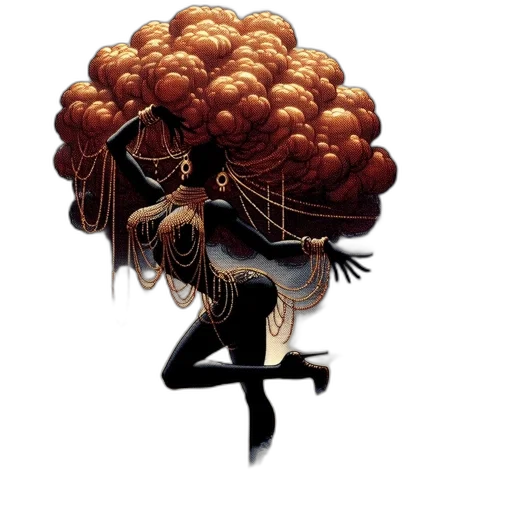 hair, crown, creature, hat, concept art, fantasy art, pixel art, comic book art transparent PNG cut-out