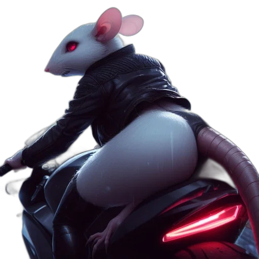 jacket, animal, cyberpunk, concept art, 3d render, photorealistic, neon lights, futuristic transparent PNG cut-out