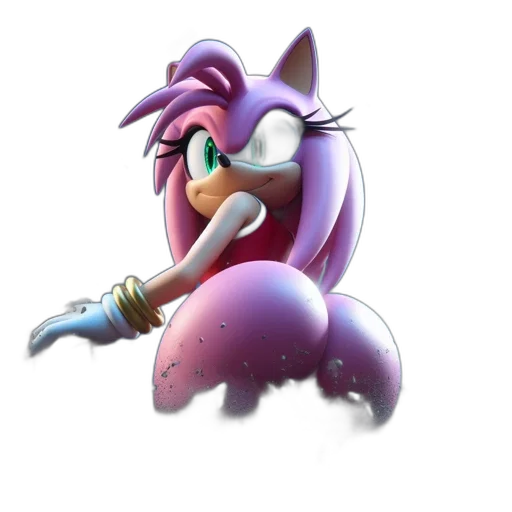 staff, animal, creature, dragon, concept art, 3d render, vaporwave, fantasy art transparent PNG cut-out
