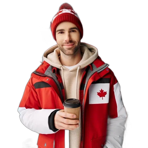 jacket, staff, hat, photorealistic, concept art, 3d render, cartoon, man transparent PNG cut-out