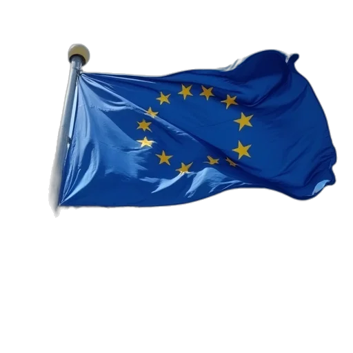 european, flag, waves, outside, commission, headquarters, brussels, belgium transparent PNG cut-out