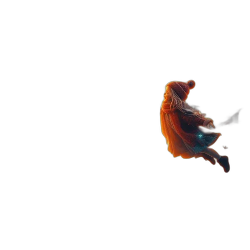 animal, dragon, creature, hair, 3d render, concept art, pixel art, photorealistic transparent PNG cut-out