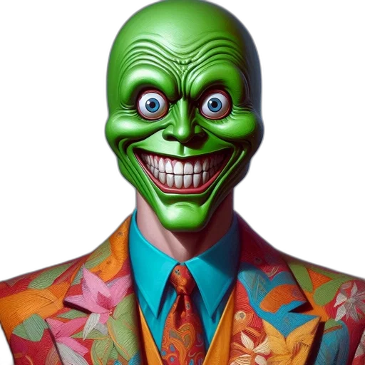 mask, face, creature, robot, photorealistic, concept art, comic book art, 3d render transparent PNG cut-out
