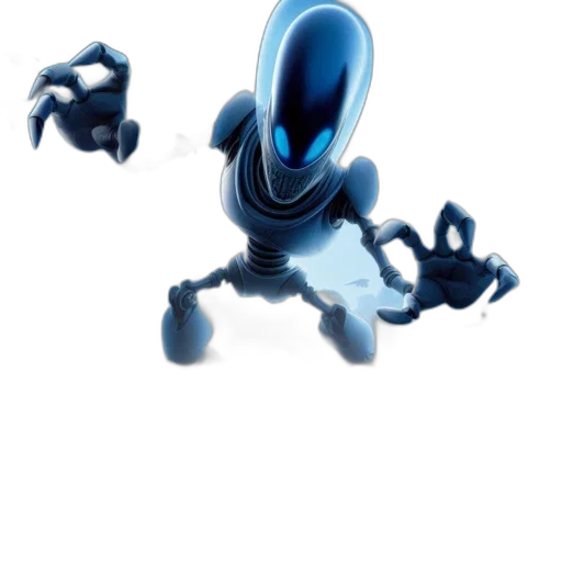 robot, creature, weapon, animal, concept art, 3d render, pixel art, fantasy art transparent PNG cut-out
