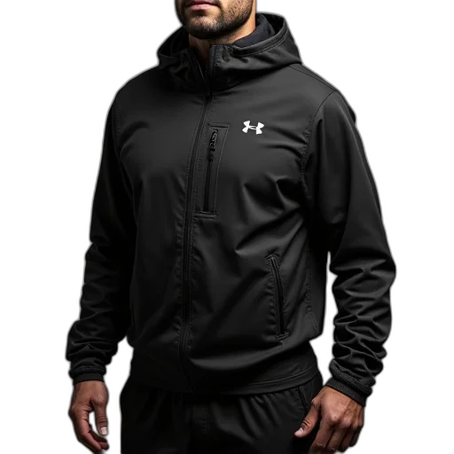 jacket, under, armour, jackets, pants, black, medium transparent PNG cut-out