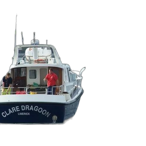 dragon, fishing, boat, named, clare, dragoon, limerick, surrounded transparent PNG cut-out