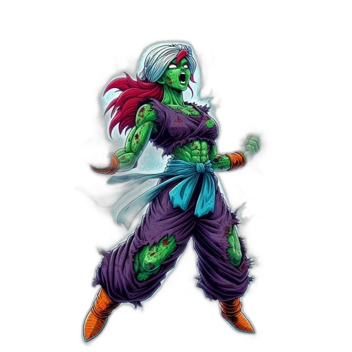 staff, concept art, fantasy art, pixel art, comic book art, green, woman, skin transparent PNG cut-out