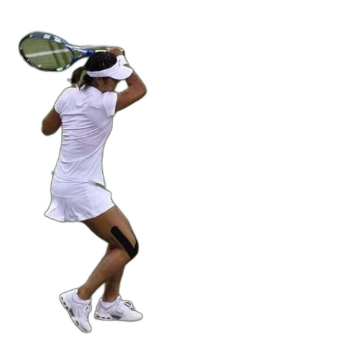 hat, crown, 3d render, woman, white, tennis, attire, playing transparent PNG cut-out