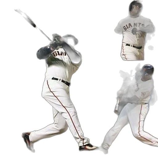 creature, concept art, 3d render, collage, baseball, player, barry, bonds transparent PNG cut-out