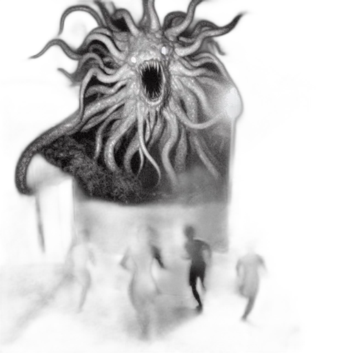 creature, mask, hair, crown, concept art, pencil sketch, fantasy art, photorealistic transparent PNG cut-out