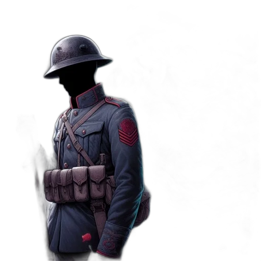 jacket, hat, staff, weapon, concept art, pixel art, 3d render, photorealistic transparent PNG cut-out