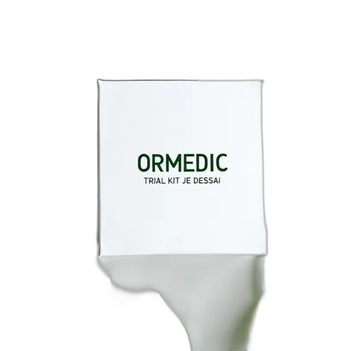 white, box, word, ormedic, green, phrase, trial, kit transparent PNG cut-out