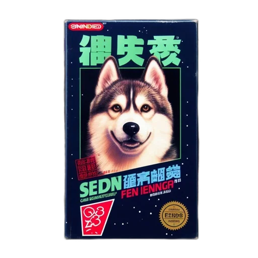 animal, creature, vaporwave, pixel art, cyberpunk, 3d render, outer space, three transparent PNG cut-out