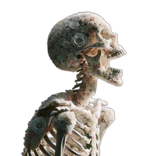 robot, face, mask, creature, concept art, photorealistic, 3d render, skeleton transparent PNG cut-out
