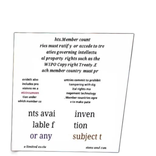 document, discussing, member, countries, obligations, regarding, intellectual, property transparent PNG cut-out