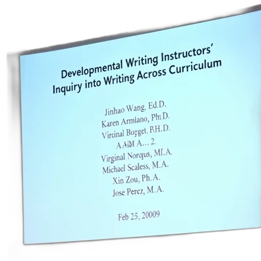 presentation, slide, title, developmental, writing, instructors, inquiry, into transparent PNG cut-out