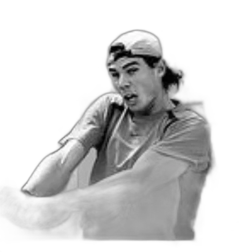 staff, face, hat, photorealistic, pencil sketch, cartoon, concept art, black transparent PNG cut-out