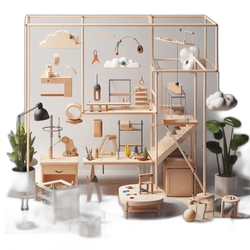 furniture, jewelry, 3d render, concept art, earth tones, pastel, golden, monochrome transparent PNG cut-out