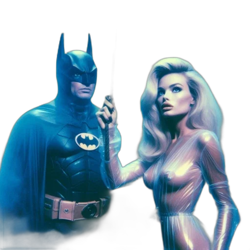 comic book art, concept art, fantasy art, photorealistic, batman, his, iconic, suit transparent PNG cut-out