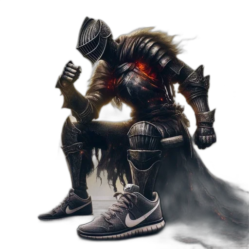 shoes, weapon, concept art, fantasy art, comic book art, cyberpunk, dark, armored transparent PNG cut-out