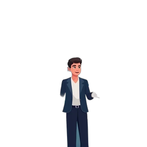 staff, jacket, robot, animal transparent PNG cut-out